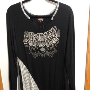 NWT Harley Davidson Woman’s Anchorage, Alaska House of Harley bling shirt